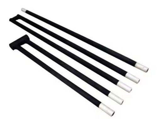 U W I śrubkowy wysokotemperaturowy element grzewczy z węglanu krzemowego do pieca Sic Rod