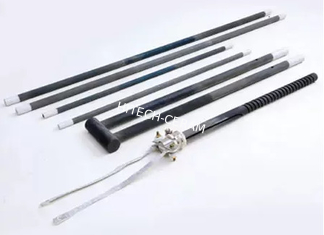 1600C Silicon Carbide Rod / Sic Heating Elements For Electronics Industry