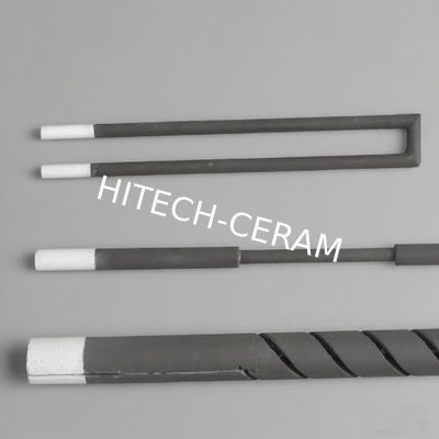 High-Temperature (1500°C) U-Shape Silicon Carbide Heating Elements with Customizable Designs and High-Purity Material