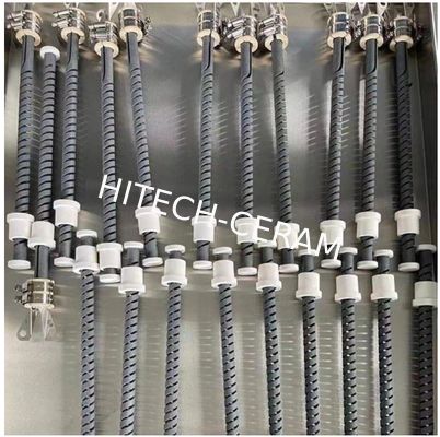 High-Temp Silicon Carbide Resistance Heater with 1550°C Max Service Temp, Customized Shapes & Oxidation Resistance for Industrial Furnaces