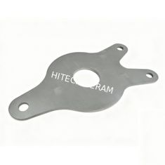 Reaction-bonded silicon carbide fish-shaped refractory setter plate for kiln trolley support