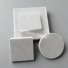 White Honeycomb Ceramic Catalyst Carriers - 51% SiO2 for Gasoline & Diesel Engine Purification