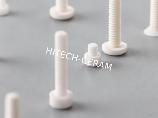 Al2O3 Ceramic Screws with Hex and Pan Heads for Extreme Temperature Resistance in Harsh Environments