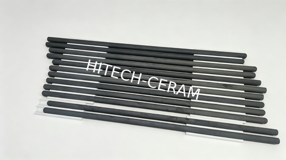 20–25mm Pressureless Sintered SiC Thermocouple Protection Tubes