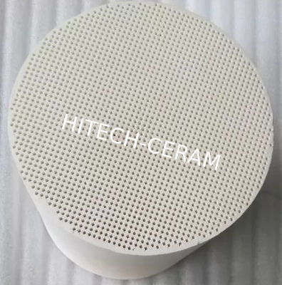 White Honeycomb Ceramic Catalyst Carrier with 51% SiO2 for Gasoline & Diesel Engine Purification and Large Specific Surface Area
