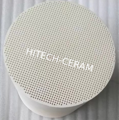 White Honeycomb Ceramic Catalyst Carriers - 51% SiO2 for Gasoline & Diesel Engine Purification