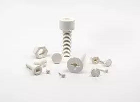 Al2o3 Alumina Ceramic Screws Hexagon Head Pan Head do obróbki półprzewodników