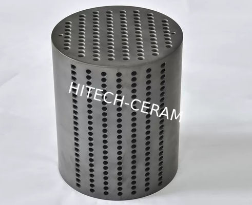 Corrosion Resistant Silicon Carbide Heat Exchanger Block with 1650°C Max Service Temp and Cross-Bore Configuration