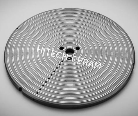 Silicon Carbide Tray & SiC Wafer Holder with 1650°C Max Service Temp, High Thermal Conductivity, and Plasma & Corrosion Resistance for ICP Etching