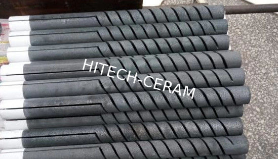 High-Efficiency Float Glass Heating Elements with Solid Beta Silicon Carbide Construction and 1500℃ Max Service Temp