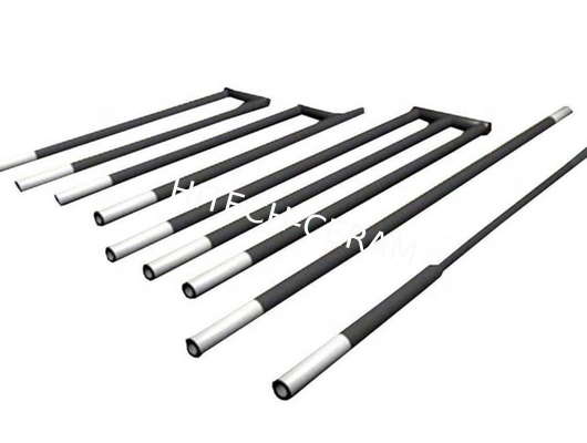 1500 ℃ Sic Heating Elements For Tools Gears Dies Shafts , Fluidized Bed Designs