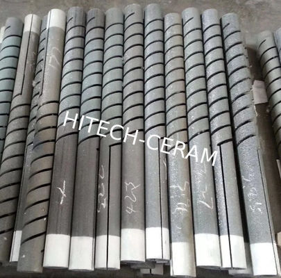Electric Double Helix SiC Heating Elements with 1500℃ Max Service Temp and Customized Size for Industrial Furnaces