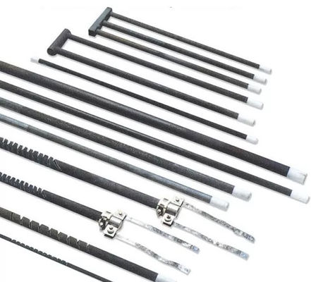 1600C Silicon Carbide Rod / Sic Heating Elements For Electronics Industry