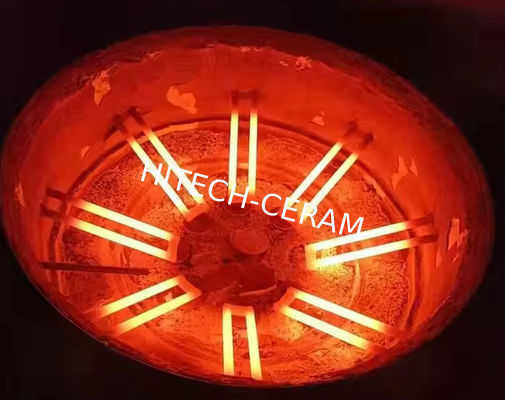 1400°C High Temperature Resistant Silicon Carbide Heating Element with Customized Size and Long Service Life