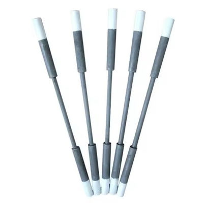 Straight Sic Silicone Carbide Heating Rods With Cold Zone And Hotzone Silicon Carbide Element