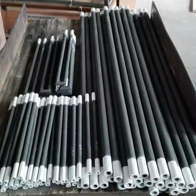 Straight Sic Silicone Carbide Heating Rods With Cold Zone And Hotzone Silicon Carbide Element
