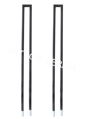 High-Temperature (1500°C) U-Shape Silicon Carbide Heating Elements with Customizable Designs and High-Purity Material