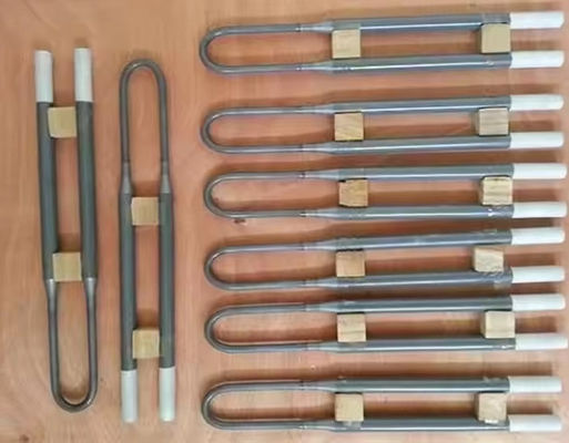 MoSi2 Molybdenum Disilicide Heating Element With 1700 1800 1900 Grade