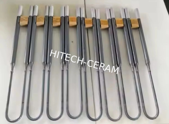 1800°C Molybdenum Disilicide (MoSi2) Heating Elements for Zirconia Sintering Furnaces