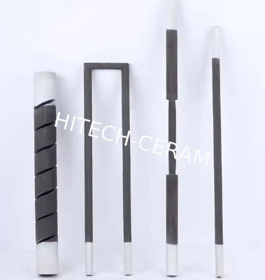 High Temperature Spiral Rod Type Sic Heater Silicon Carbide Heating Element with Max. Service Temp 1500℃ for Furnace