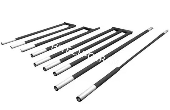 High Temperature Spiral Rod Type Sic Heater Silicon Carbide Heating Element with Max. Service Temp 1500℃ for Furnace