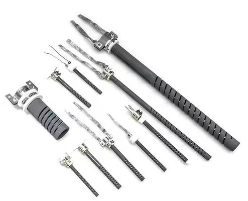 Sic Heater Silicon Carbide Heating Elements U W I Type For Furnace