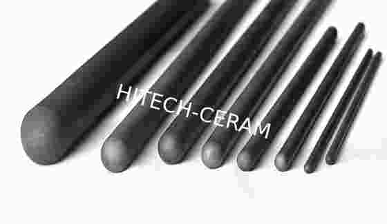 Pressureless Sintered SiC Thermocouple Protection Tube with 1650°C Max Service Temp 380MPa Flexural Strength and 98% SiC Composition