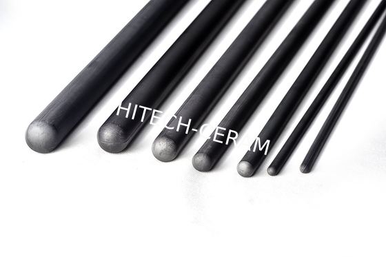 Pressureless Sintered SiC Thermocouple Protection Tube with 1650°C Max Service Temp 380MPa Flexural Strength and 98% SiC Composition