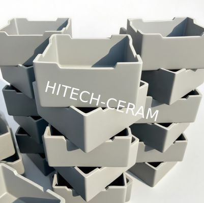 Custom-Shaped Reaction-Bonded Silicon Carbide Sagger with High-Temperature Stability (1380°C) and High Thermal Conductivity (45 W/m*K)