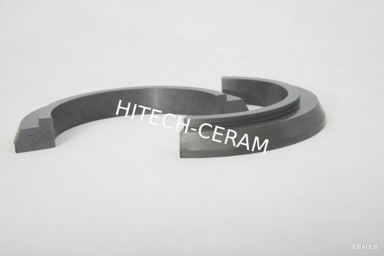 Reaction Bonded Silicon Carbide RBSiC Rings with Max. Service Temp 1380℃, Flexural Strength 367MPa, and Density 3.05