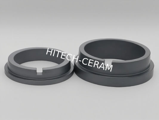 Pressureless Sintered SSiC Mechanical Seal Rings with 1650°C Max Service Temp Zero Free Silicon and High Purity