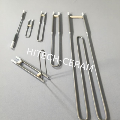 Custom MoSi₂ Furnace Heater: U, W, & Straight Leg Types (1700-1800°C)