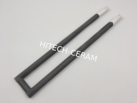 U Type Silicon Carbide Heating Elements with 1600°C Max Operating Temperature High Thermal Conductivity and Customizable Sizing