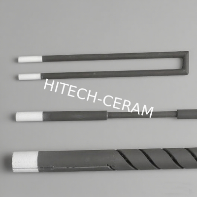 High-Temperature U-Shape Silicon Carbide (SiC) Heating Elements (Up to 1400~1500°C)