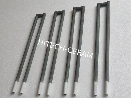High-Temperature U-Shape Silicon Carbide (SiC) Heating Elements (Up to 1400~1500°C)