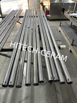 Customized Pressureless Sintered SiC Roller 1650℃ Heat Resistant For Roller Hearth Kilns