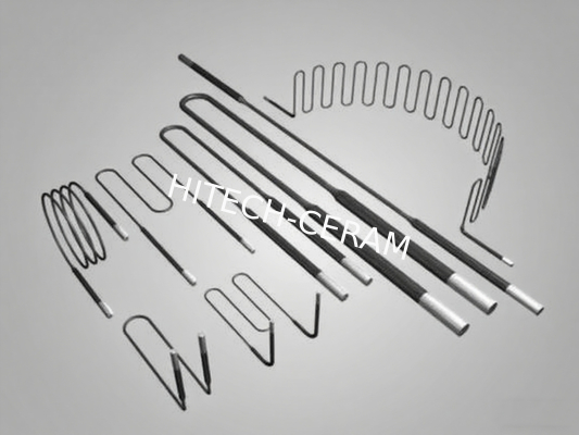 Custom MoSi₂ Furnace Heater: U, W, & Straight Leg Types (1700-1800°C)