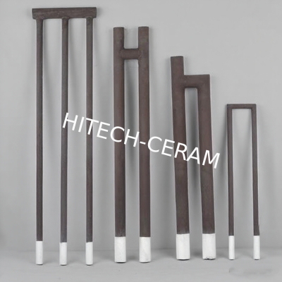 1400c U W Rod Shape Type Silicon Carbide Rod Heating Element For Furnace Or Kiln