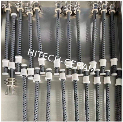 High-Temp Silicon Carbide (SiC) Resistance Heater 1550°C for Heat Treating Tools, Gears, Dies, Shafts & Fluidized Beds
