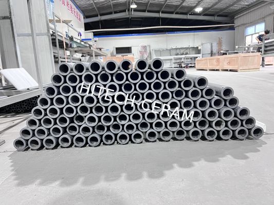 Customizable Pressureless Sintered SiC Roller 1650°C Heat Resistant for Roller Hearth Kilns