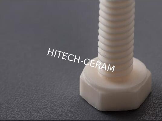 Al2O3 Ceramic Screws with Hex and Pan Heads for Extreme Temperature Resistance in Harsh Environments