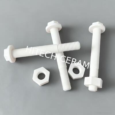 Al2O3 Ceramic Screws with Hex and Pan Heads for Extreme Temperature Resistance in Harsh Environments