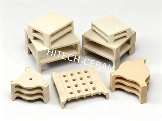 High Purity Zirconia Kiln Furniture with Ultra-Thin 2mm Plates for 1600°C Working Temperature