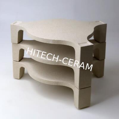 High Purity Zirconia Kiln Furniture with Ultra-Thin 2mm Plates for 1600°C Working Temperature