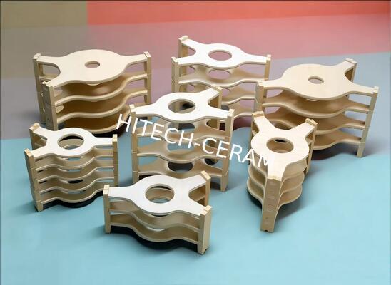High Purity Zirconia Kiln Furniture with Ultra-Thin 2mm Plates for 1600°C Working Temperature