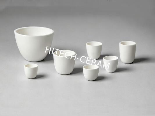 High Purity Alumina Ceramic Crucibles with Custom Sizes for High-Temperature Resistance in Sintering and Melting