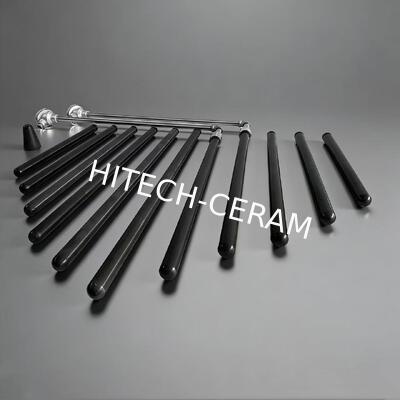 Silicon Nitride Heater Protection Tube with 1450℃ Max Service Temp, High Thermal Shock Resistance, and Non-Reactive with Molten Aluminum