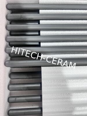 Pressureless Sintered SiC Thermocouple Protection Tube with 1650°C Max Service Temp 380MPa Flexural Strength and 98% SiC Composition