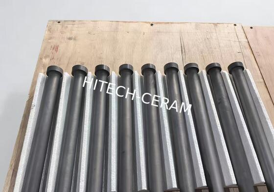 Pressureless Sintered Silicon Carbide (PLSIC) Flanged Tubes with Extreme Corrosion Resistance and 1600 °C Max Service Temperature for High Purity Applications