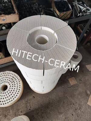 Honeycomb Ceramics for Ladle Preheaters with 30-50% Fuel Savings and 60-80% Faster Preheating Using 1100°C Preheated Air